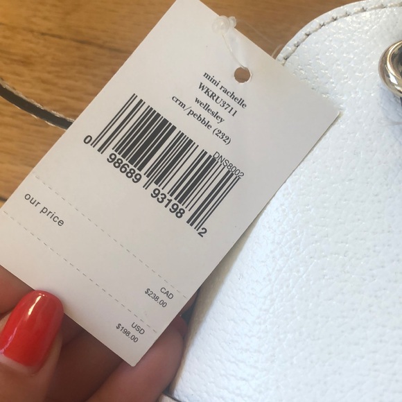 Kate Spade Mini-Rachelle Cream/Pebble Crossbody - Picture 3 of 8